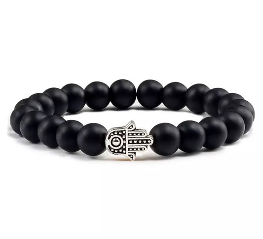 Hamsa Stone Bracelet