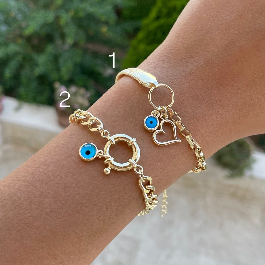 Evil Eye Chunky Bracelets