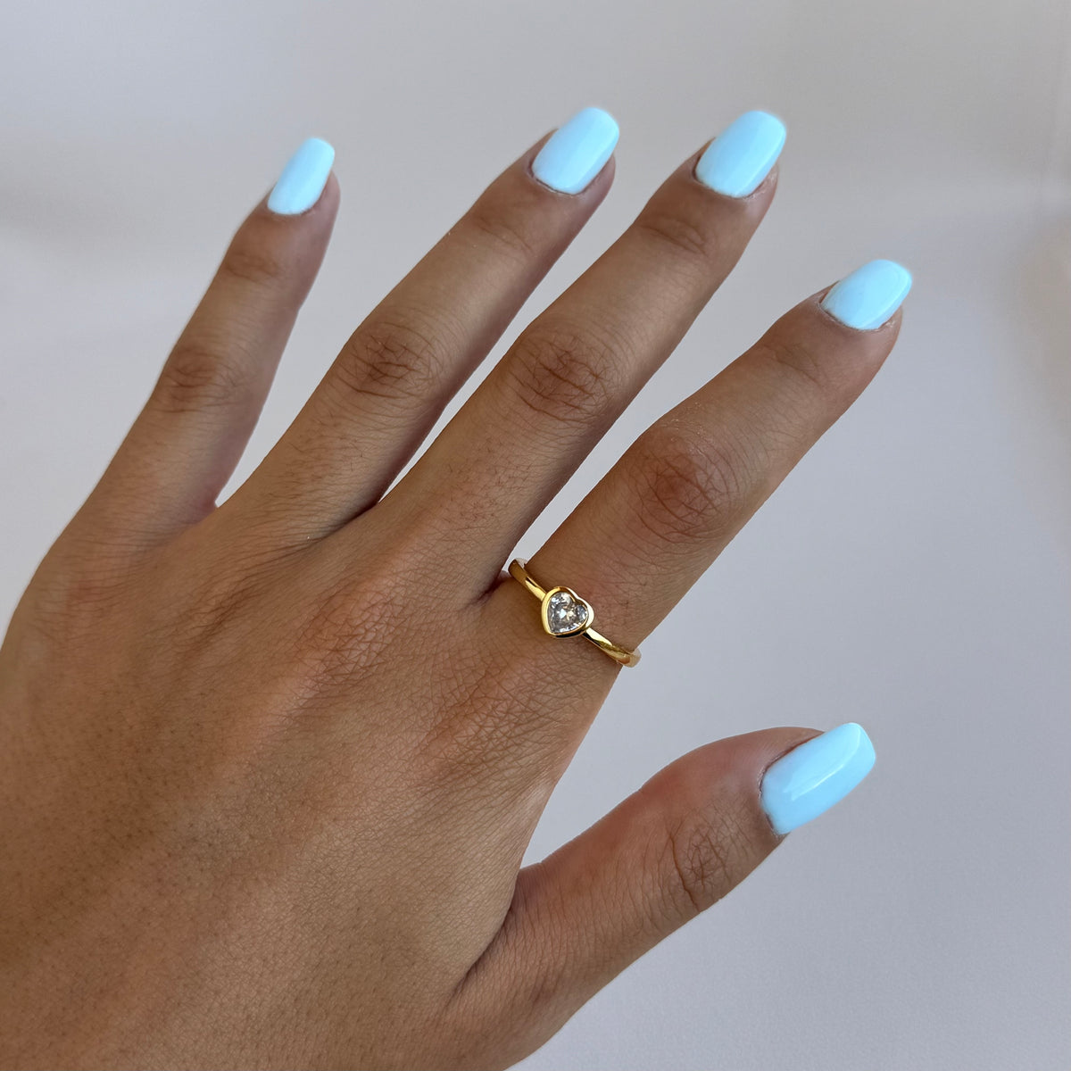 Heart Stud Ring