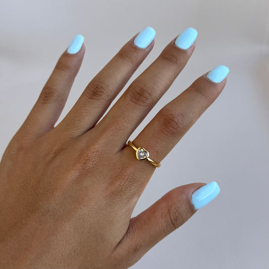 Heart Stud Ring