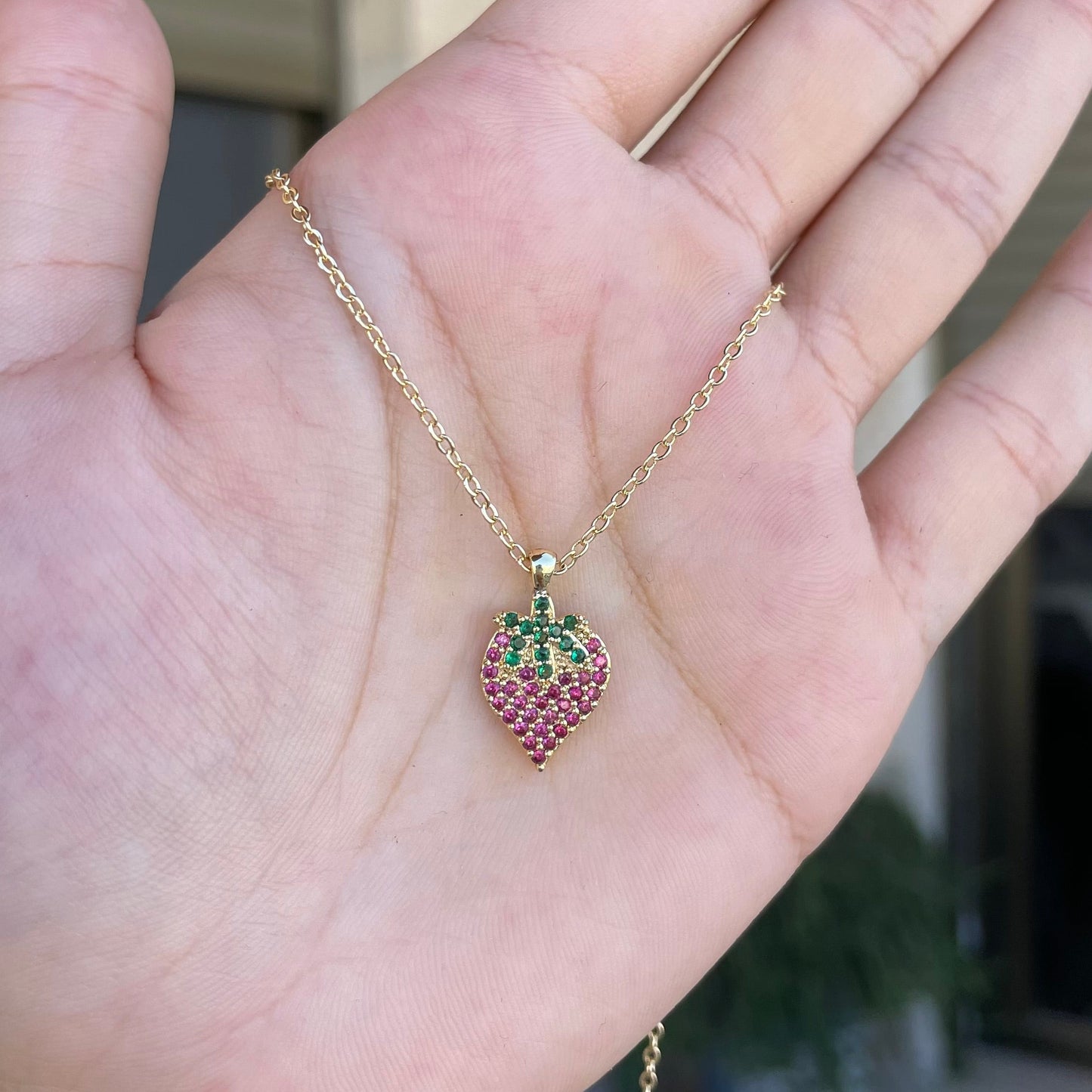 Strawberry Necklace
