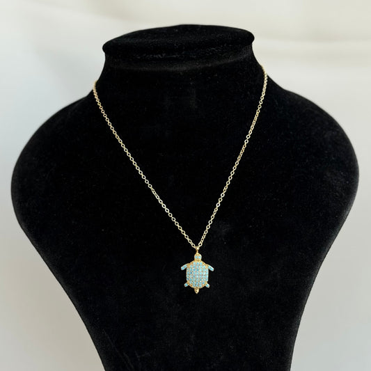 Turquoise Turtle Necklace