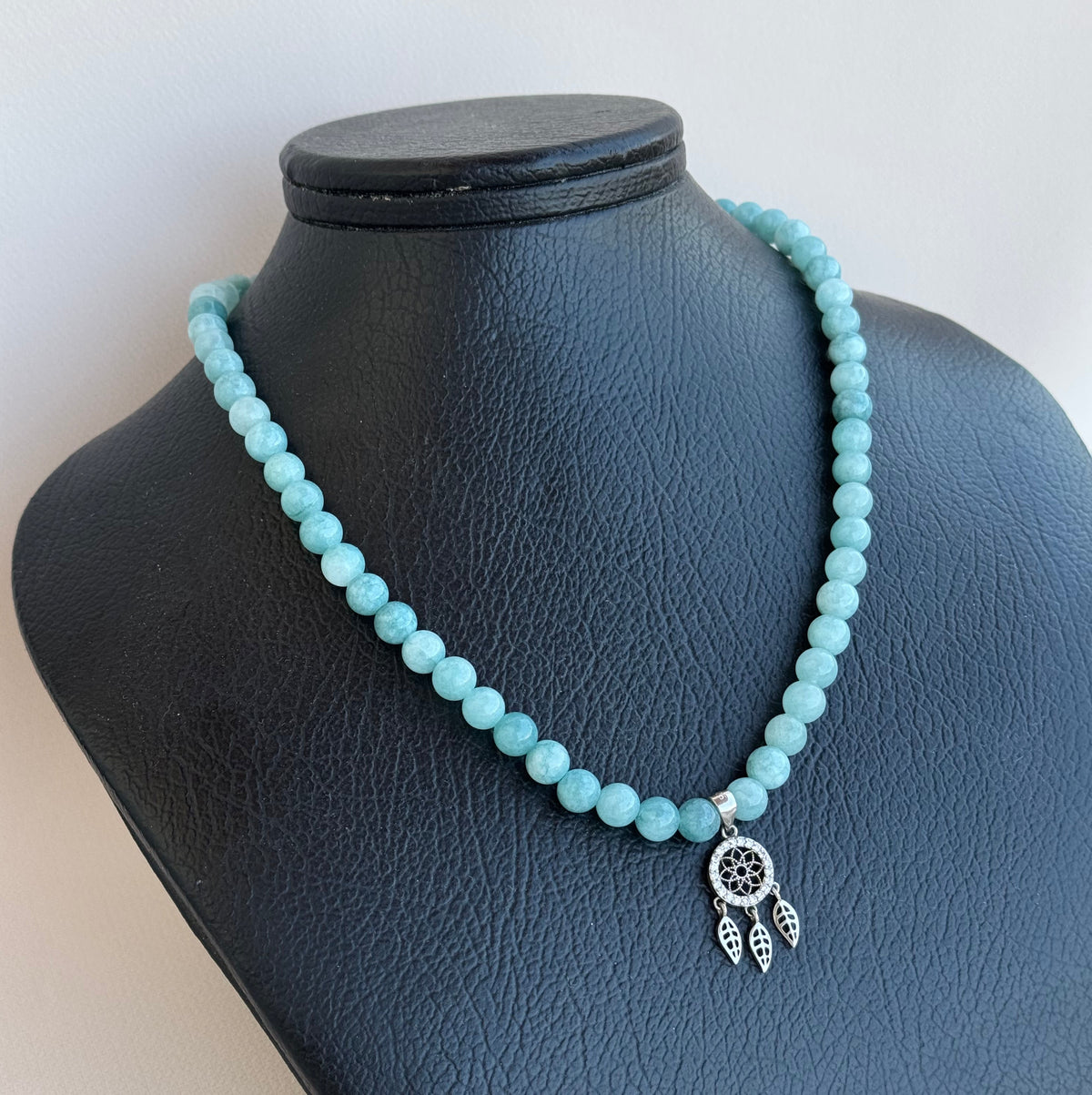 Dream Catcher Aquamarine Necklace