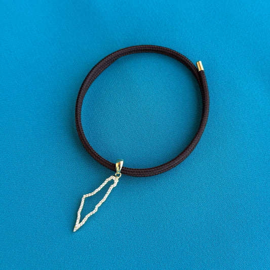 Palestine Map Magnet Necklace