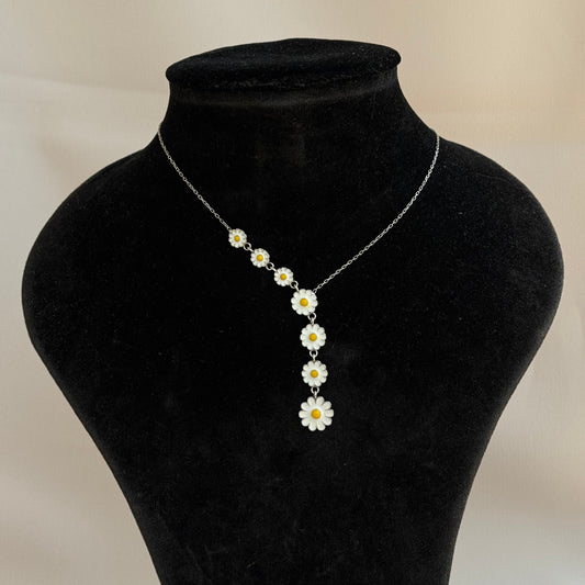 Jasmine Flower Drop Necklace