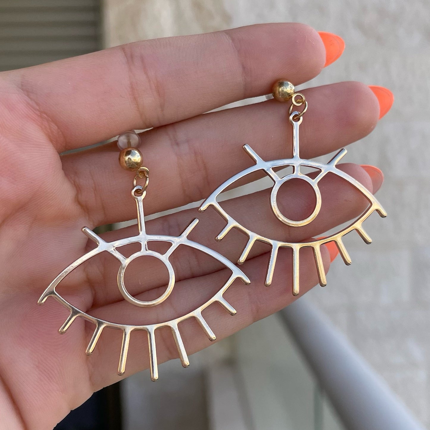 Outlined Eye Earring