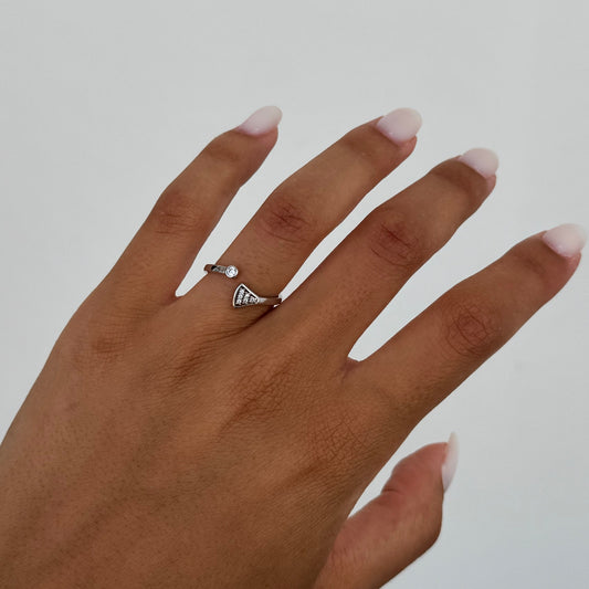 Triangular Studded Ring