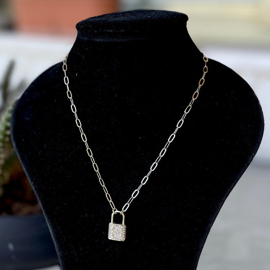 Lock Chain Necklace