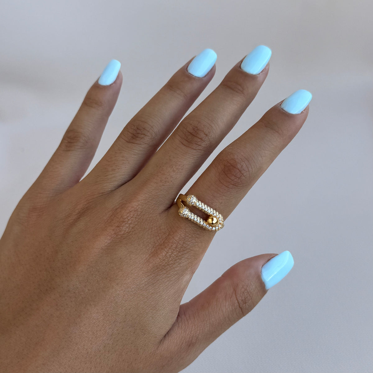 Studded Tiffany Ring