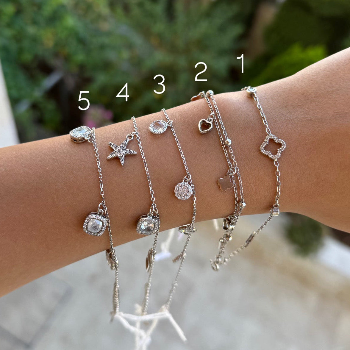 Dangling Silver Bracelets