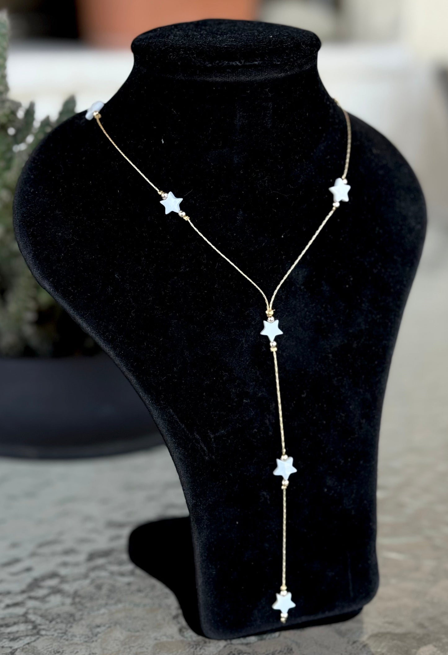 Seashell Star Drop Necklace