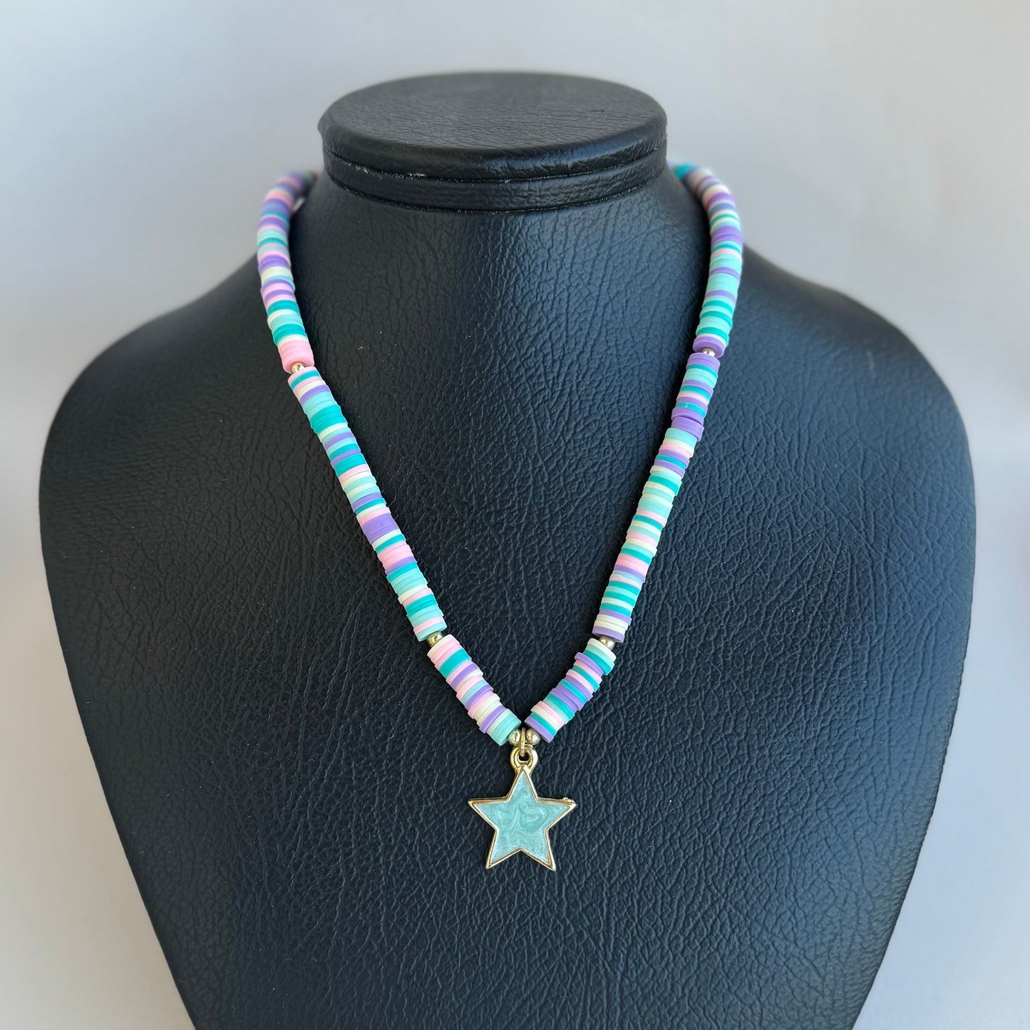 Blue Star Colorful Candy Necklaceo
