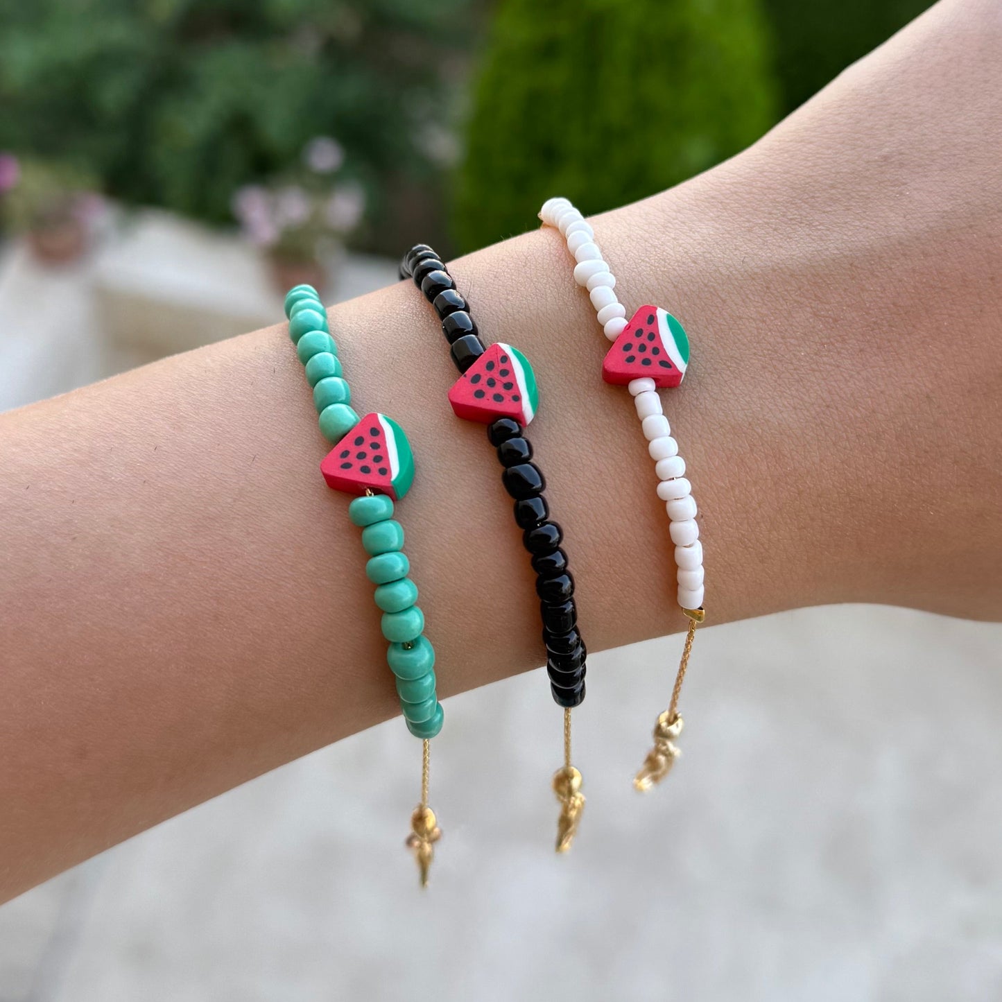 Watermelon Box Chain Bracelet