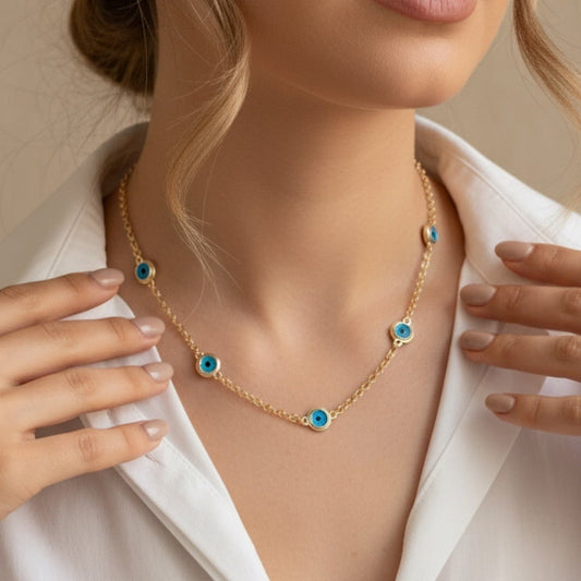 Nazar Wrap Necklace