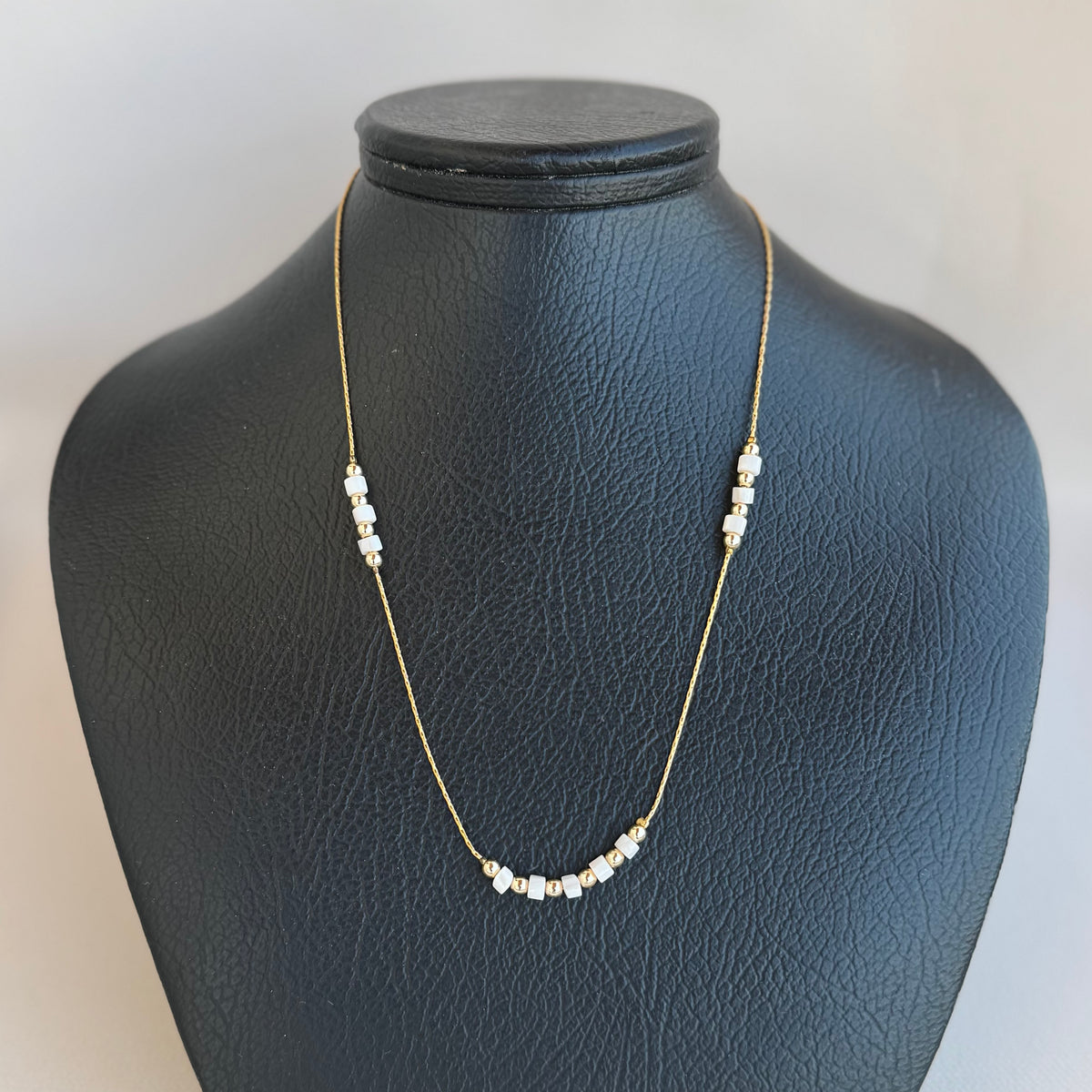 Squared Shells Necklace