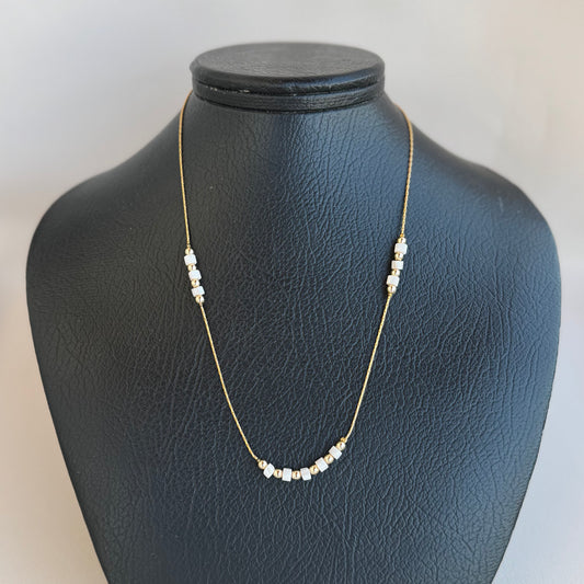 Squared Shells Necklace