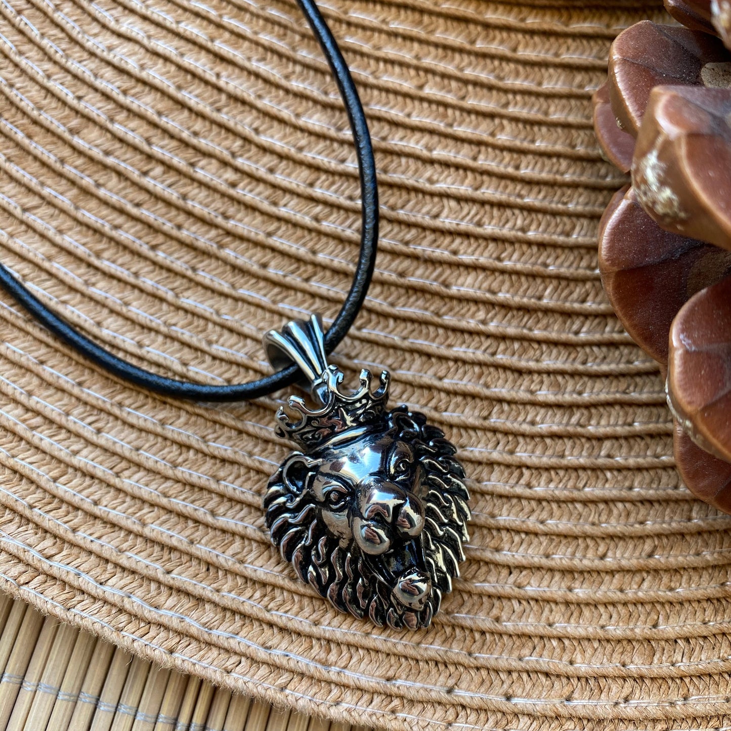 Lion Leather Necklace