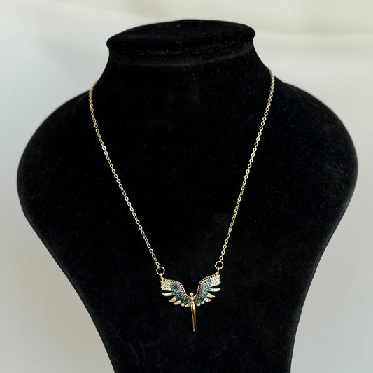Gold Phoenix Necklace