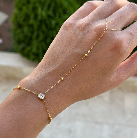 Heart Hand Chain