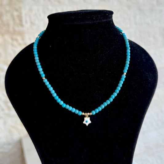 Fairouz Tiny Pendant Choker